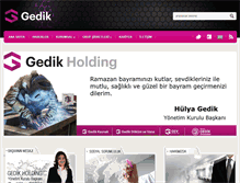 Tablet Screenshot of gedik.com.tr